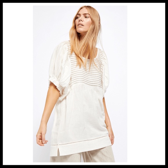 FREE PEOPLE BOHO TUNIC SUMMER MINI DRESS A2C - Picture 11 of 15